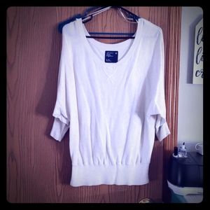 American eagle off the shoulder sweater